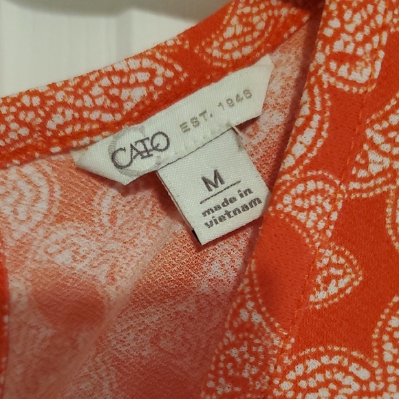 CUTE! Cato Coral Patterned Tank Top - Picture 2 of 4